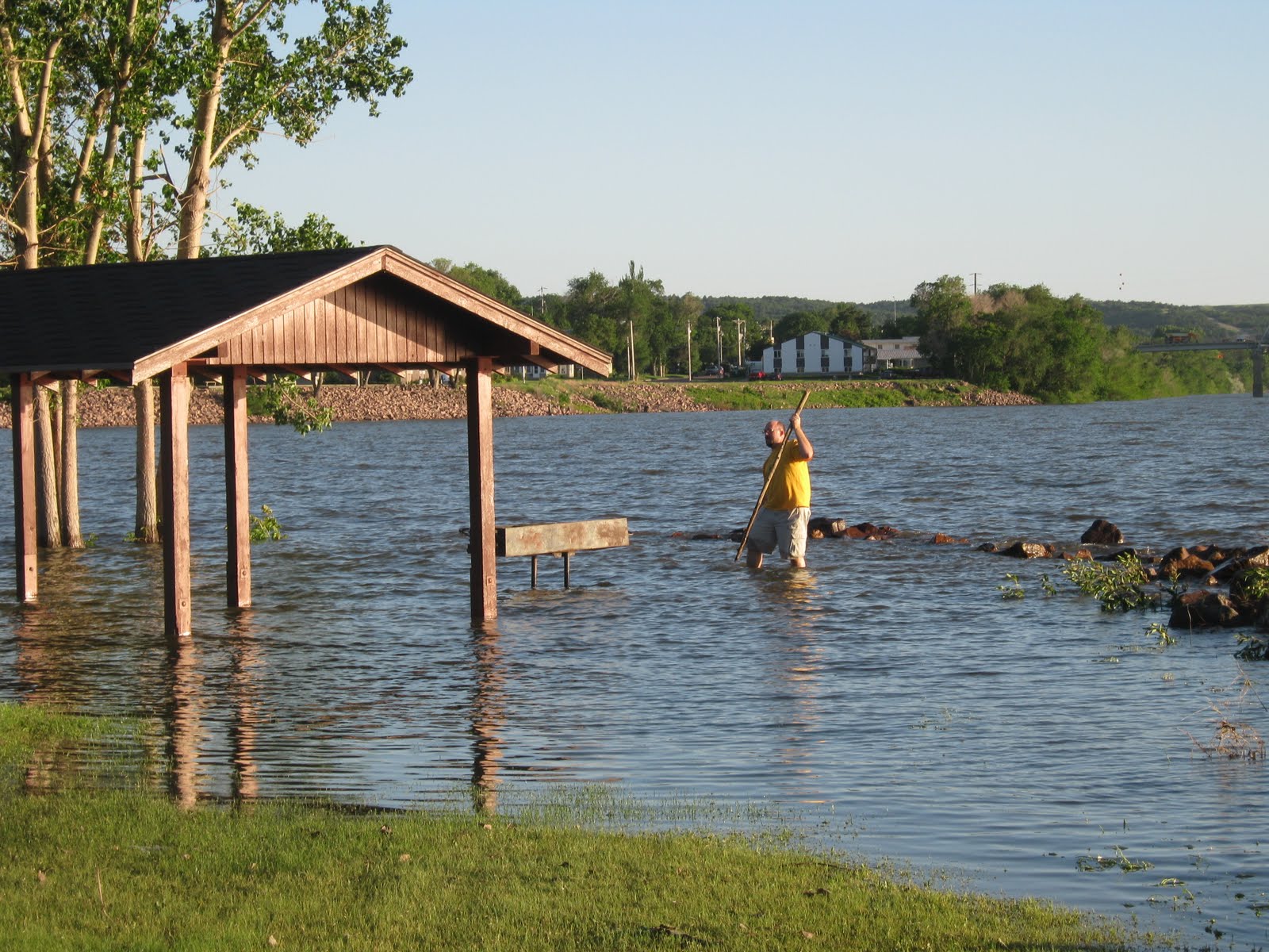 Mosel Flooding Along Lake Francis Case (Missouri River)