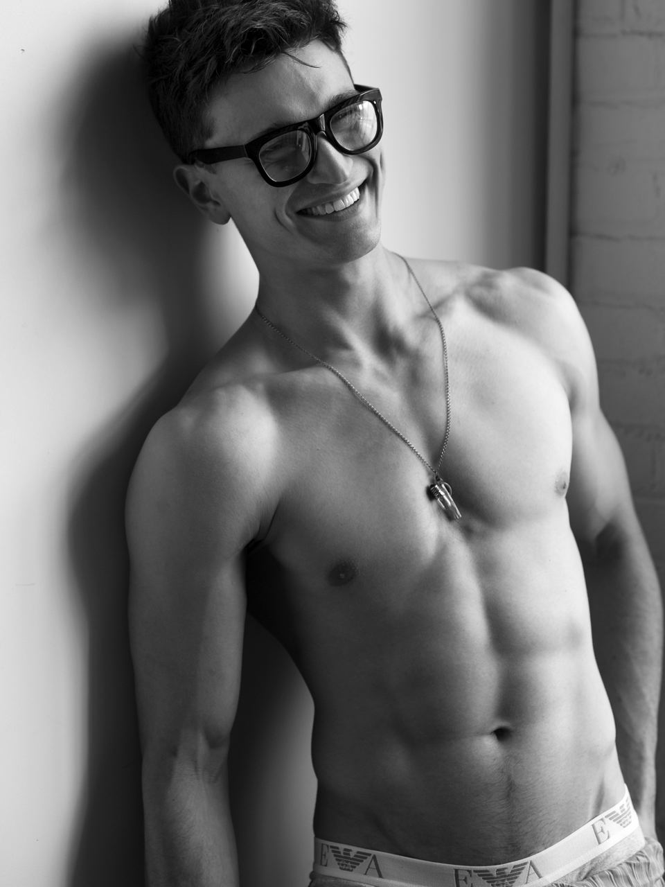 Guys With Glasses: Emporio Armani Underwear.