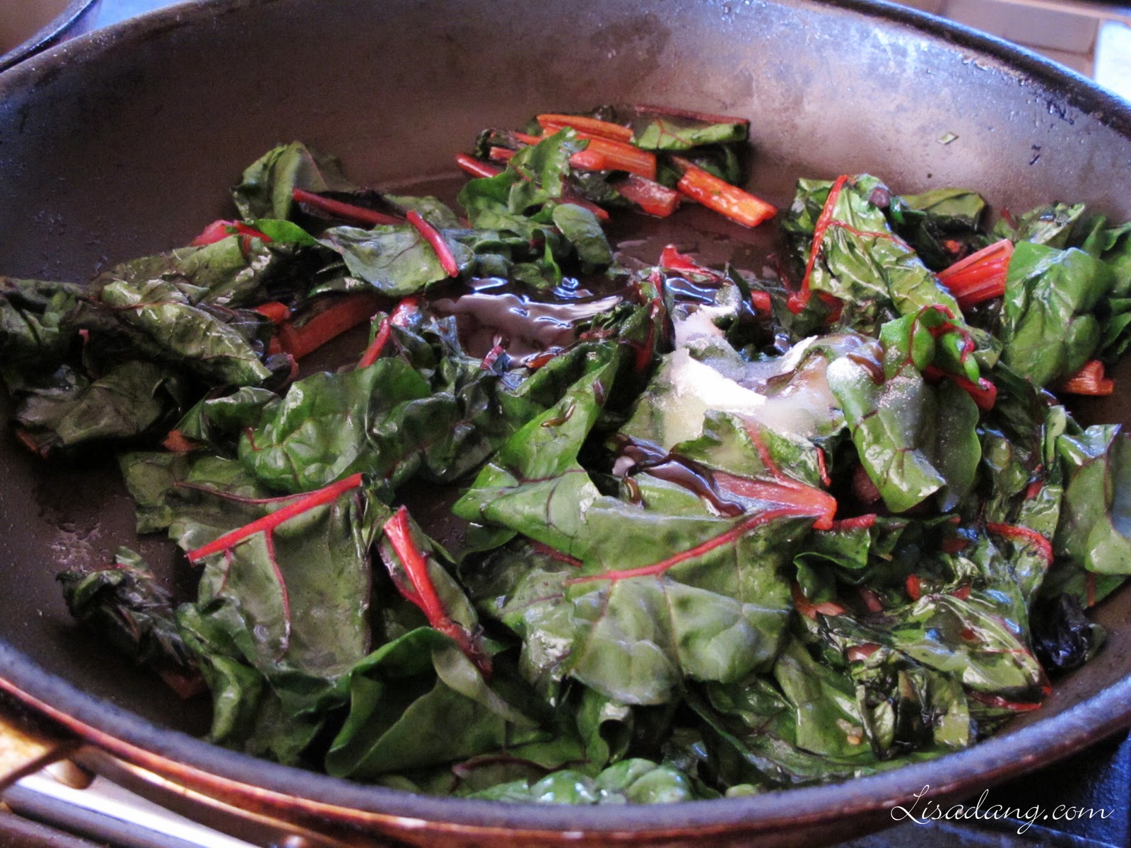 Dang It Delicious Seared Red Chard