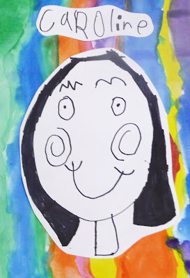 Art by Erin Leigh: Kindergarten Self Portraits