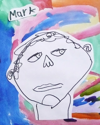 Art by Erin Leigh: Kindergarten Self Portraits