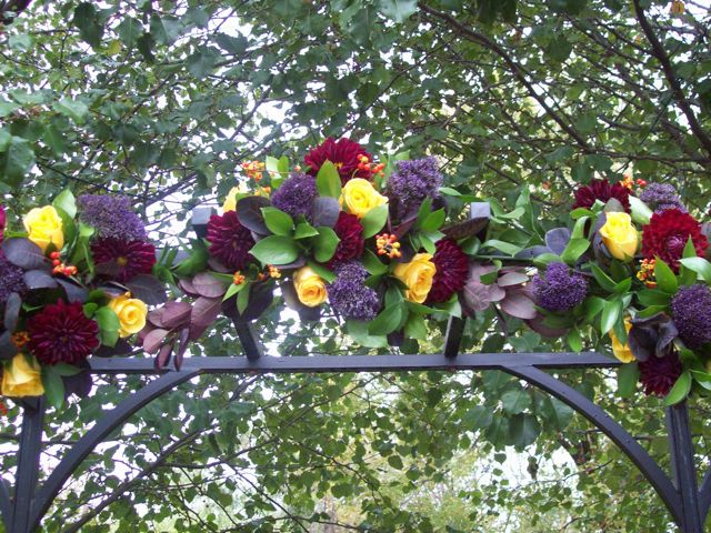 I just adore the color choices that Allison made for her fall wedding I just adore the color choices that Allison made for her fall wedding