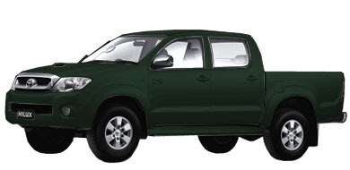 Pilihan Warna Toyota New Hilux - Dark Green Metallic