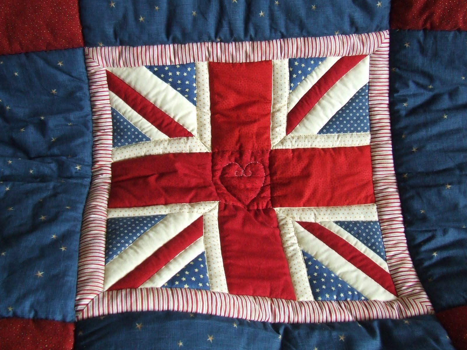 not quite Martha Stewart Great Britain quilt