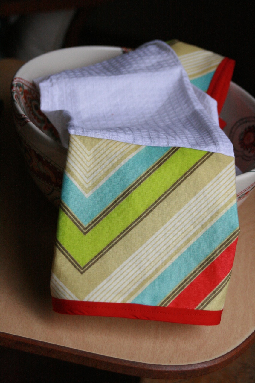 emily sparks decorate some hand towels