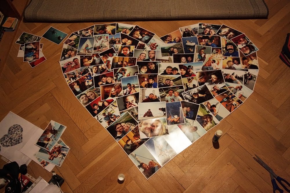 Pipi Loves Laughs Diy Heartshaped Collage