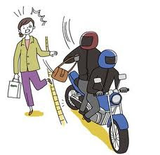 Snatcher on Motocycle