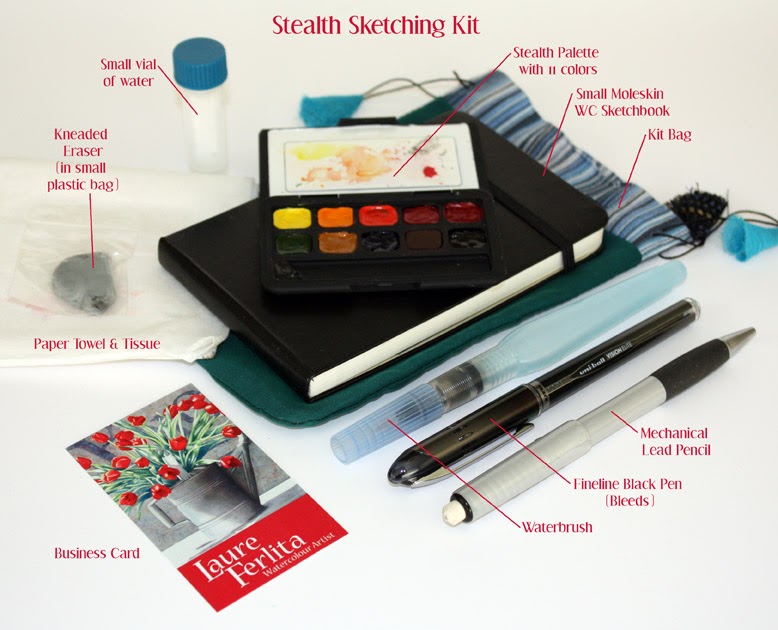 Painted Thoughts Blog: Stealth Sketch Kit