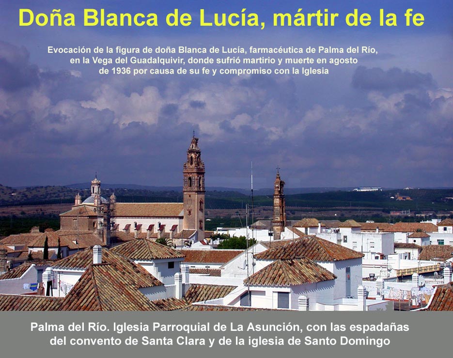 Doña Blanca de Lucía, mártir de la fe