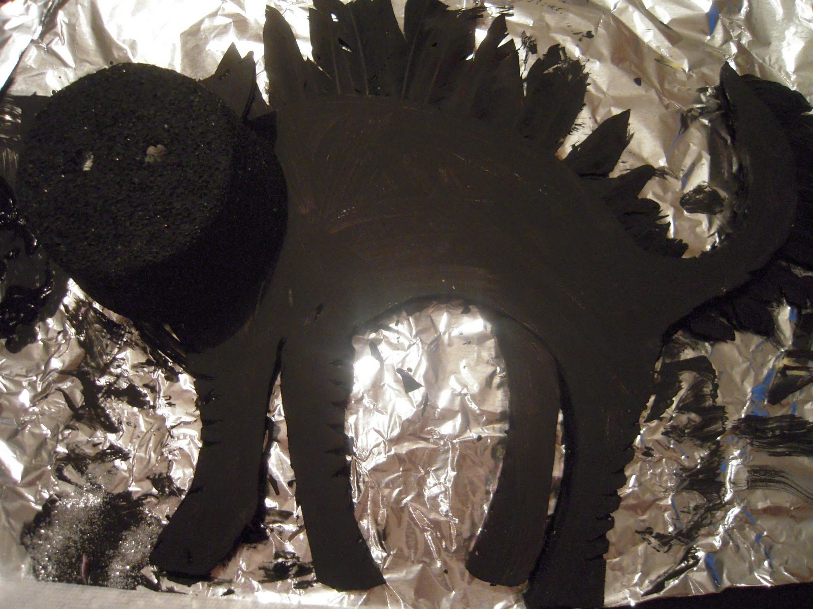 Marvelously Messy Black Halloween Cat Craft Mean Kitteh.