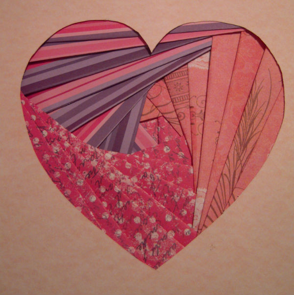 Marvelously Messy Iris Folding Valentine
