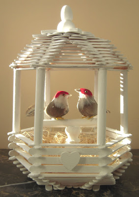 craft stick bird house directions