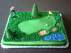 Golfcourse Groom's cake