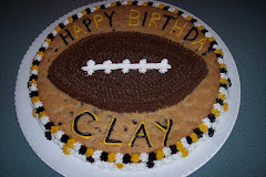 Giant Football Cookie
