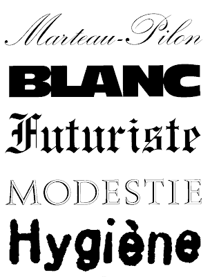 Rencontre lure typographie