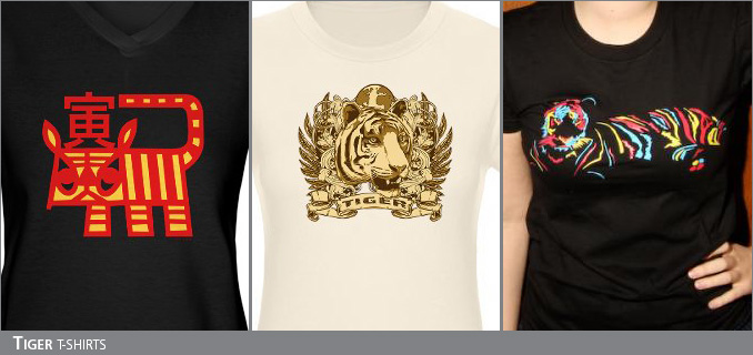 Tiger t-shirts
