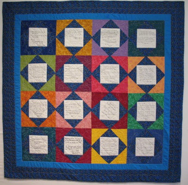 Signature Quilt and treasured cherry blossoms