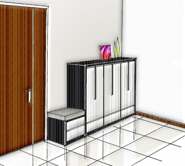 我爱我家 Custom Made Shoe Cabinet