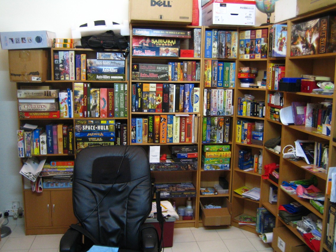 Hiew's Boardgame Blog boardgame collection Sep 2010