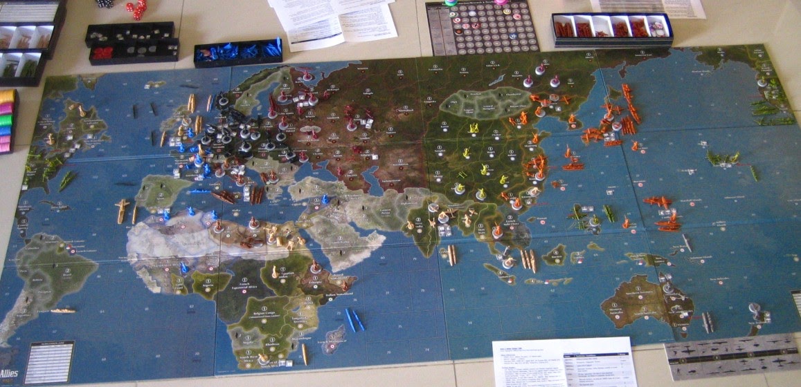 Hiew's Boardgame Blog Axis & Allies Global 1940