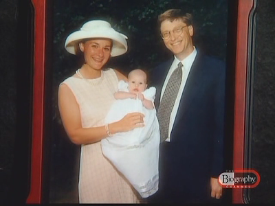 Bill Gates, wife Melinda Gates and daughter  Jennifer Katharine 