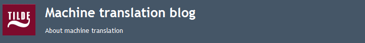 Machine translation blog