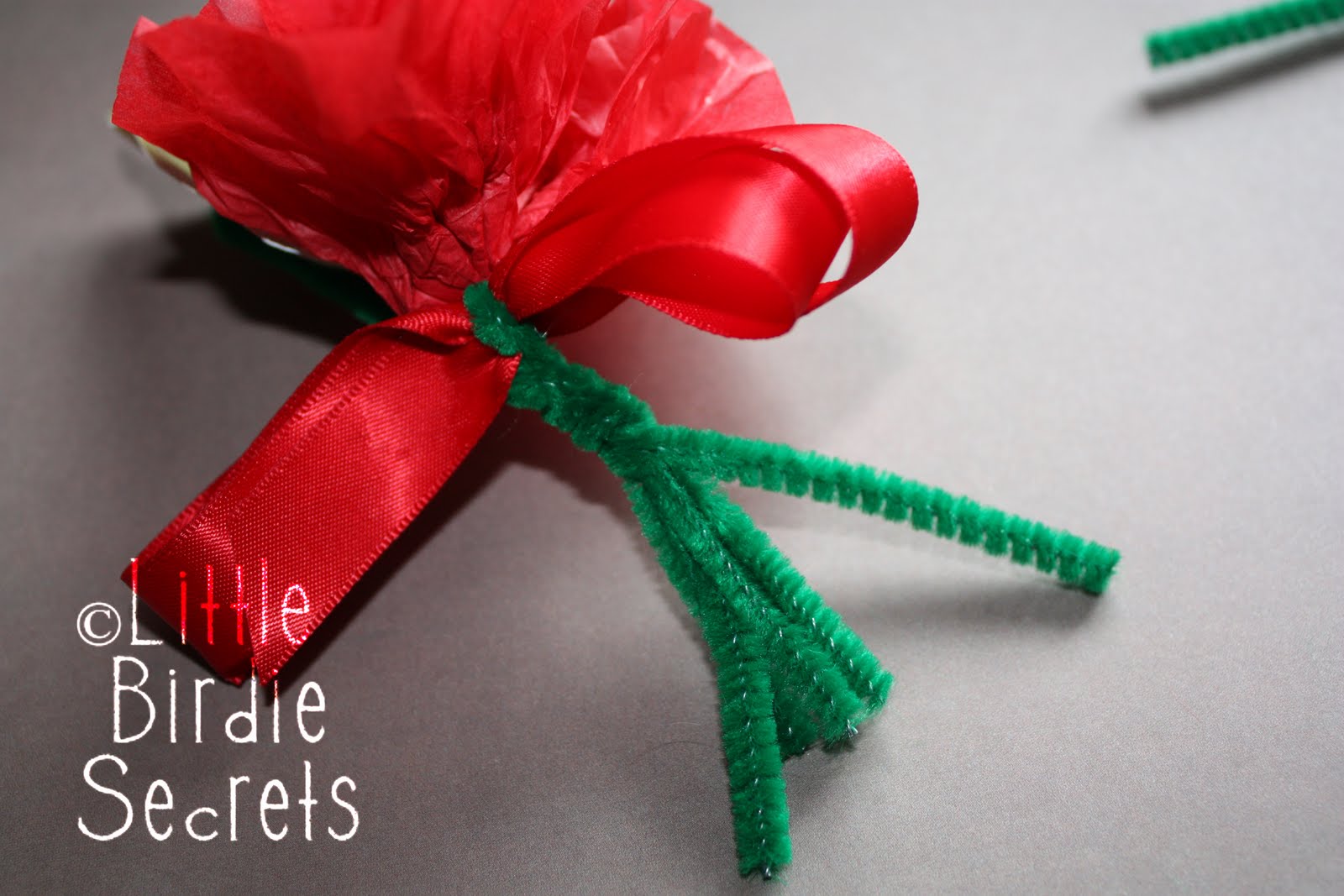 Carnation Corsage Tutorial (for little hands to make) Little Birdie