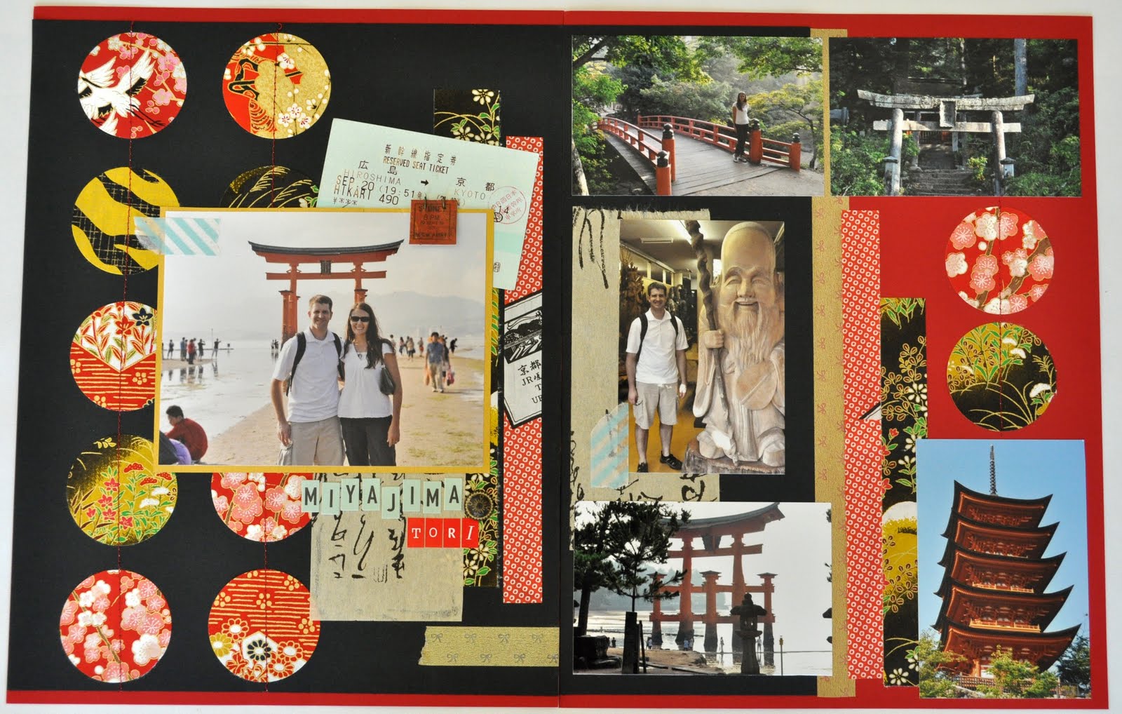 scrapbooking with japanese paper tape Little Birdie Secrets