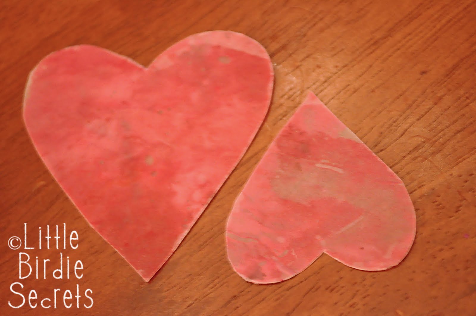 make crayon stained glass hearts with your kids {how to} Little
