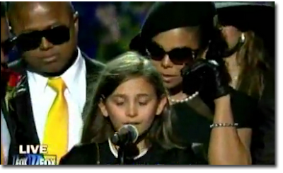 Paris Jackson Speaks at Funeral Paris Jackson Speaks at Funeral