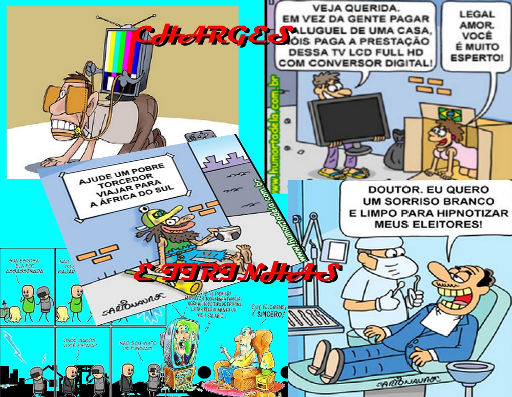 CHARGES E TIRINHAS