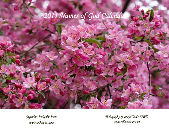 BLOG HAS MOVED Introducing the 2011 Names of God Calendar