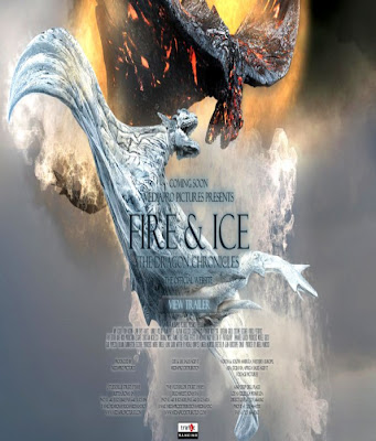 Filme Poster Fogo e Gelo - As Crônicas do Dragão DVDRip RMVB Legendado