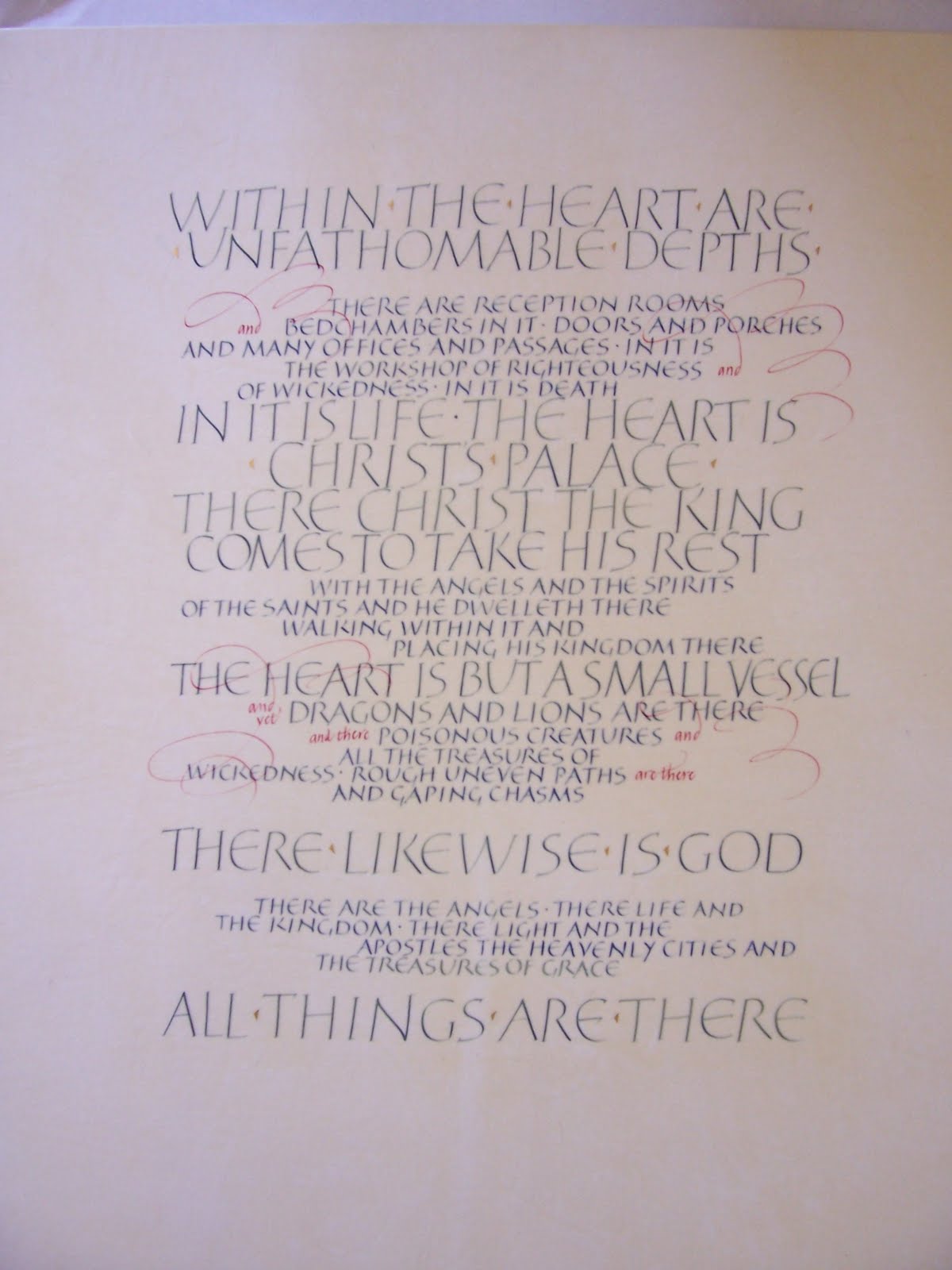 Eden Valley Scribes Vellum examples