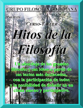 Curso - Taller HITOS DE LA FILOSOFÍA