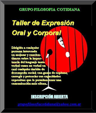 Taller de EXPRESIÓN ORAL y CORPORAL
