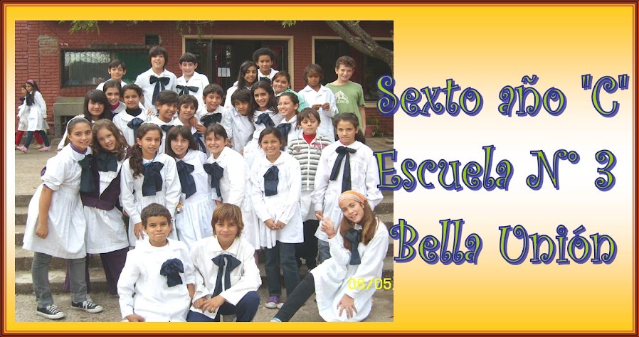 Sexto Año "C" 2010. Escuela N°3 Bella Unión