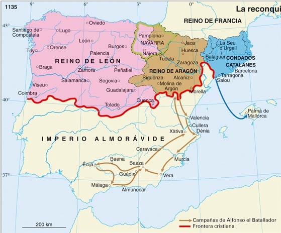 ¿Ebro Región? - Página 2 Mapa+reino+Alfonso+I