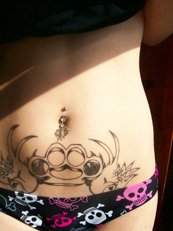 tattoos on your stomach for girls