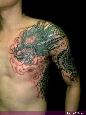 Cool dragon tribal tattoo design gallery 21 Cool dragon tribal tattoo design