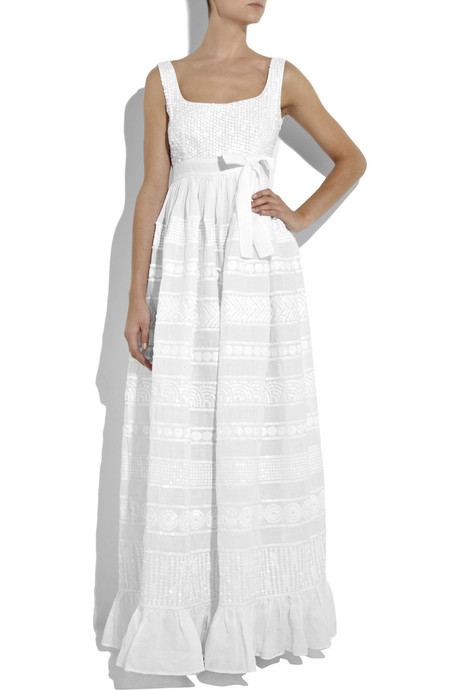 Red valentino sequin voile maxi dress Red valentino sequin voile maxi dress