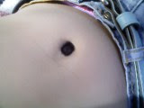 Behold, The Black Belly Button!