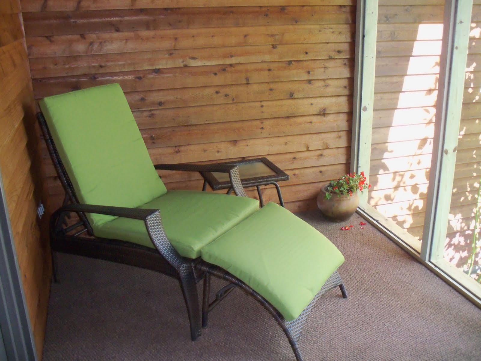 A Life of Books My new reading chair...on my new reading porch!