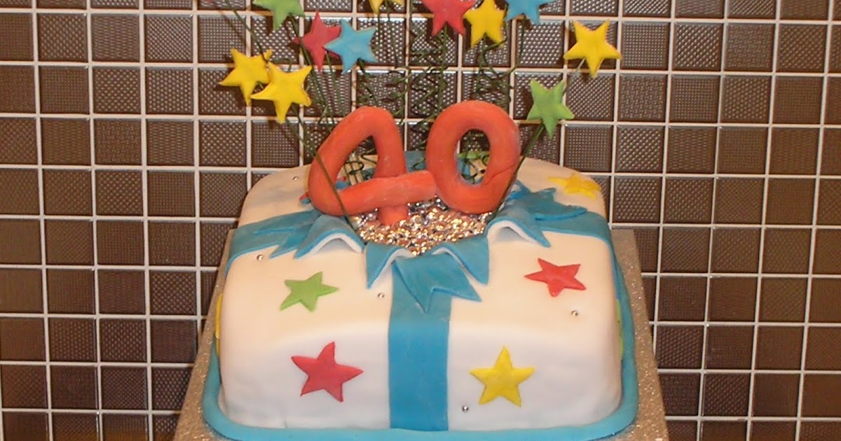 Nicky's Cakes: 40th Birthday Cake