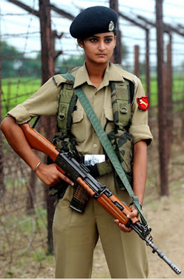 Indian Female Soldier