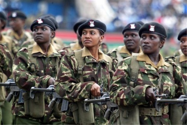 Kenyan Female Soldiers