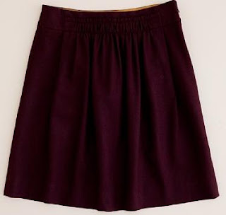 JCrew Shirred wool skirt from JCrew