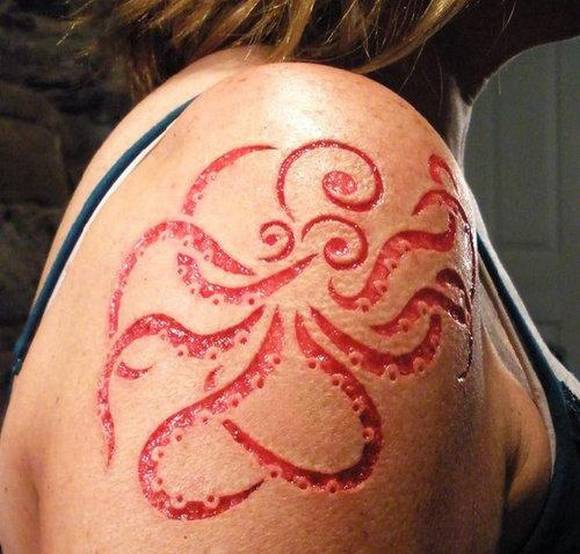 Thriller Scarification Tattoos Picture