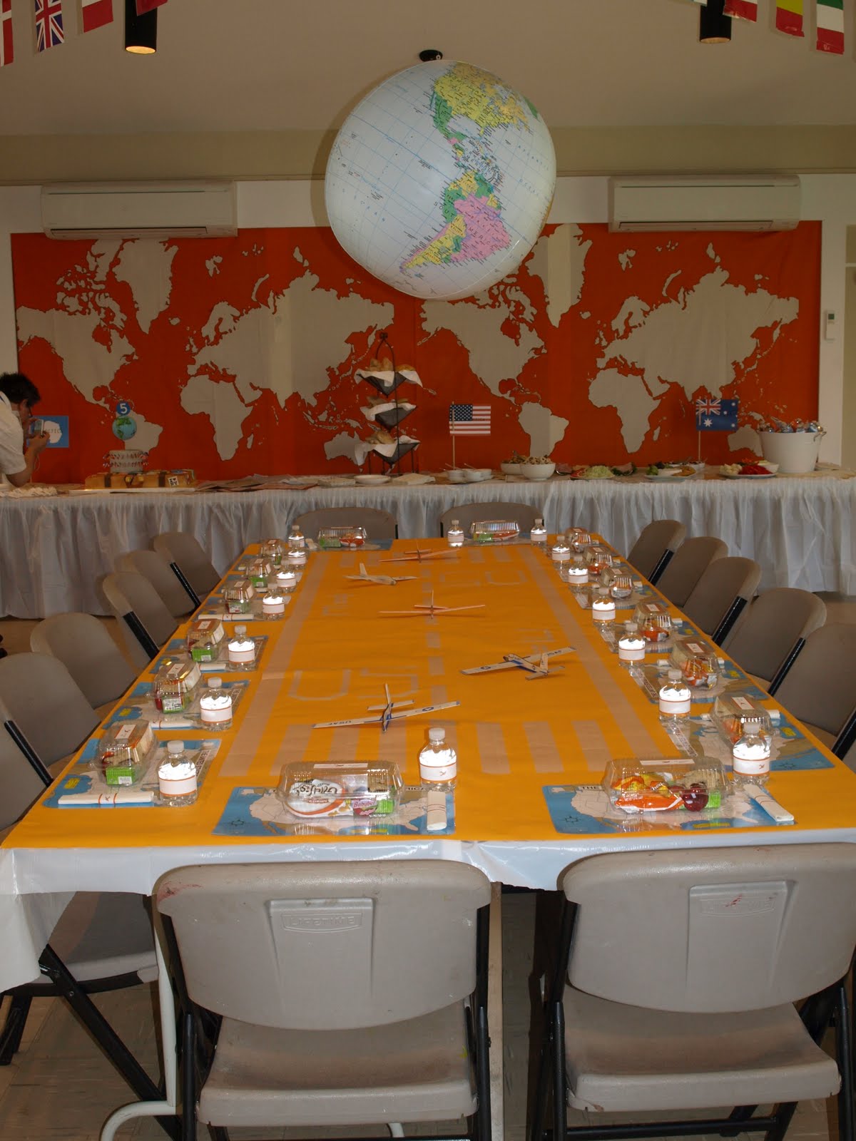 a. party style: around the world party
