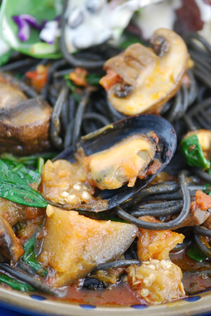 Mussels and Pasta Mediterranean Tony's Meats & Market